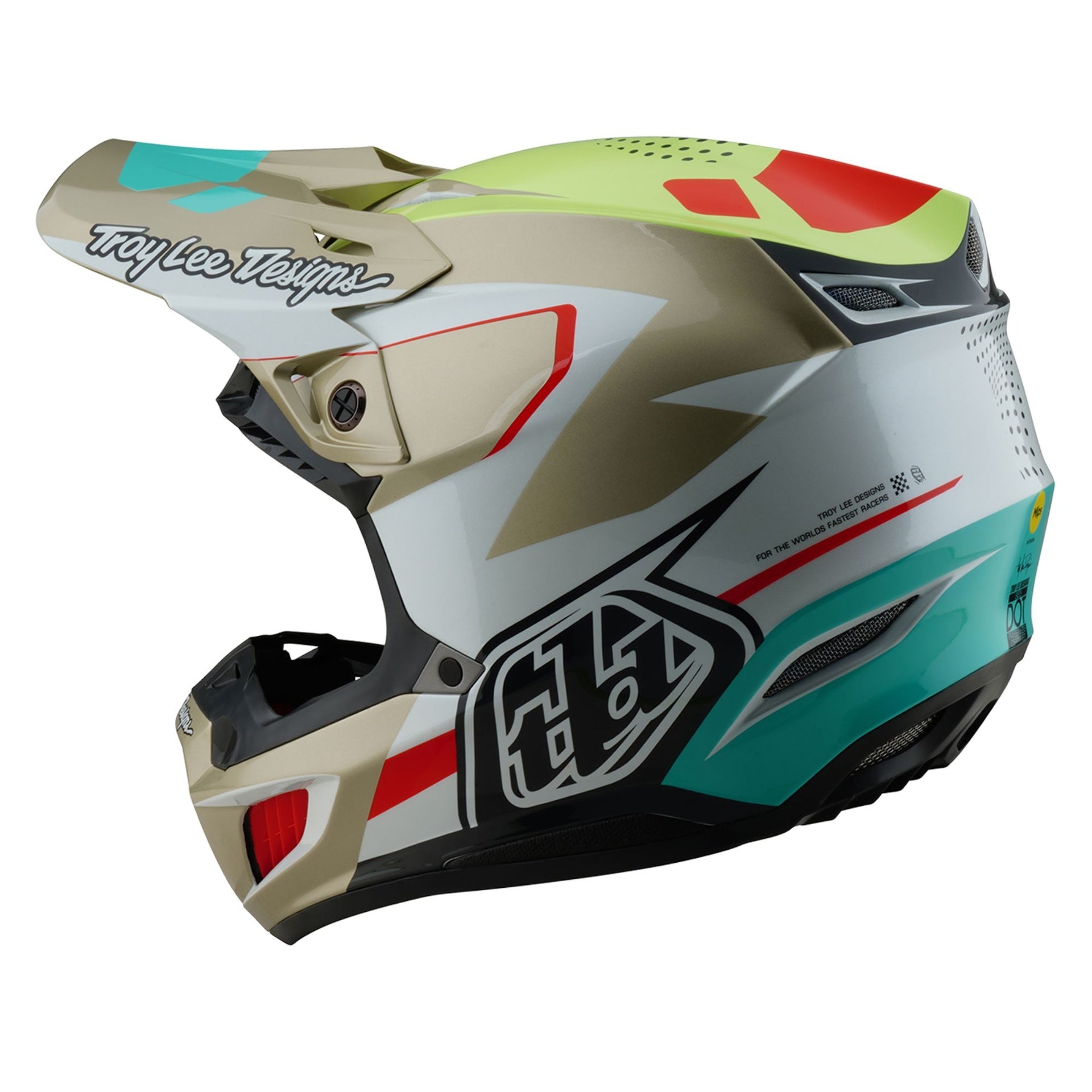 Casco Troy Lee Designs Se5 Ece de Composite Optic White